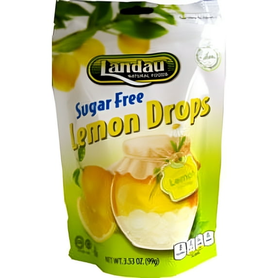 Landau Kosher Sugar Free Lemon Drops - 3.53 OZ