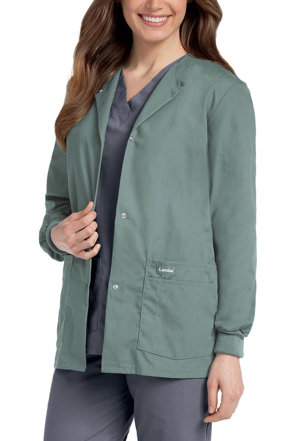 Landau Women's Warm-Up Jacket Scrub Jacket - 7525 Scrub Jacket