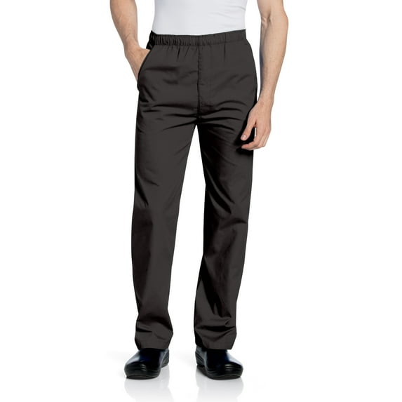 Landau Men's Essentials Classic Relaxed Fit Breathable Fade Resistant 3 Pockets Elastic Basic Pull On Scrub, Style 8550