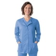 thumbnail image 1 of Landau ProFlex Tailored Fit 3-Pocket Snap-Front Scrub Jacket for Women 3038, 1 of 2