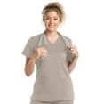 thumbnail image 1 of Landau ProFlex Tailored Fit Comfort Stretch 3-Pocket Scrub Top for Women 4160, 1 of 5