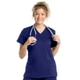 thumbnail image 1 of Landau ProFlex Tailored Fit Comfort Stretch 3-Pocket Scrub Top for Women 4160, 1 of 5