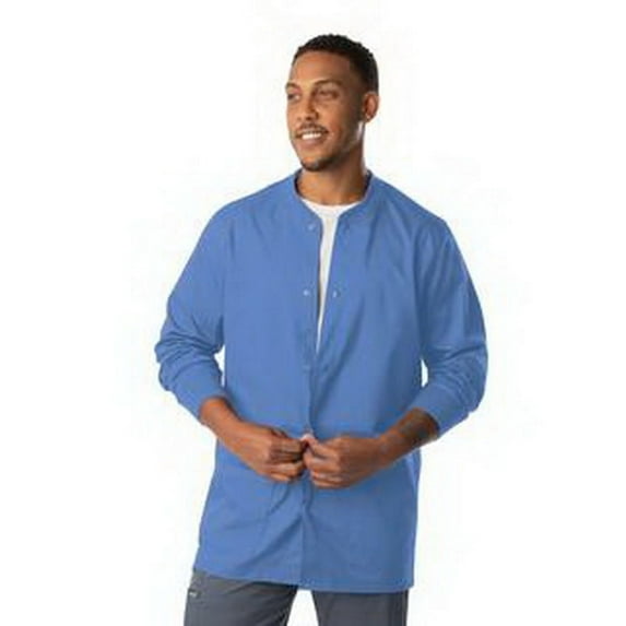 Landau ProFlex Tailored Fit Stretch 3-Pocket Warm-Up Scrub Jacket for Men 3170