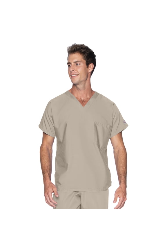 Scrub Zone Unisex Relaxed Fit 1-Pocket V-Neck Scrub Top 71221