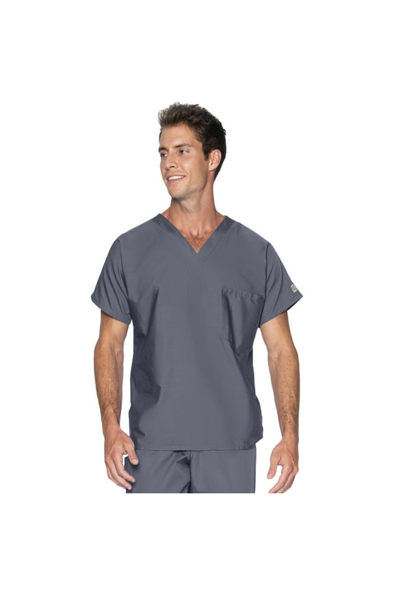 Scrub Zone Unisex Relaxed Fit 1-Pocket V-Neck Scrub Top 71221