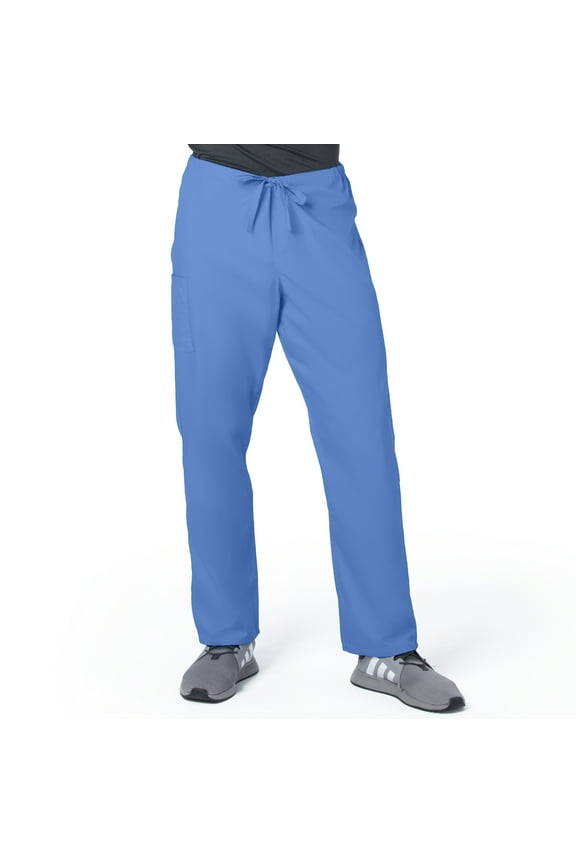 Scrub Zone Unisex Relaxed Fit 2-Pocket Drawstring Cargo Scrub Pants 85221