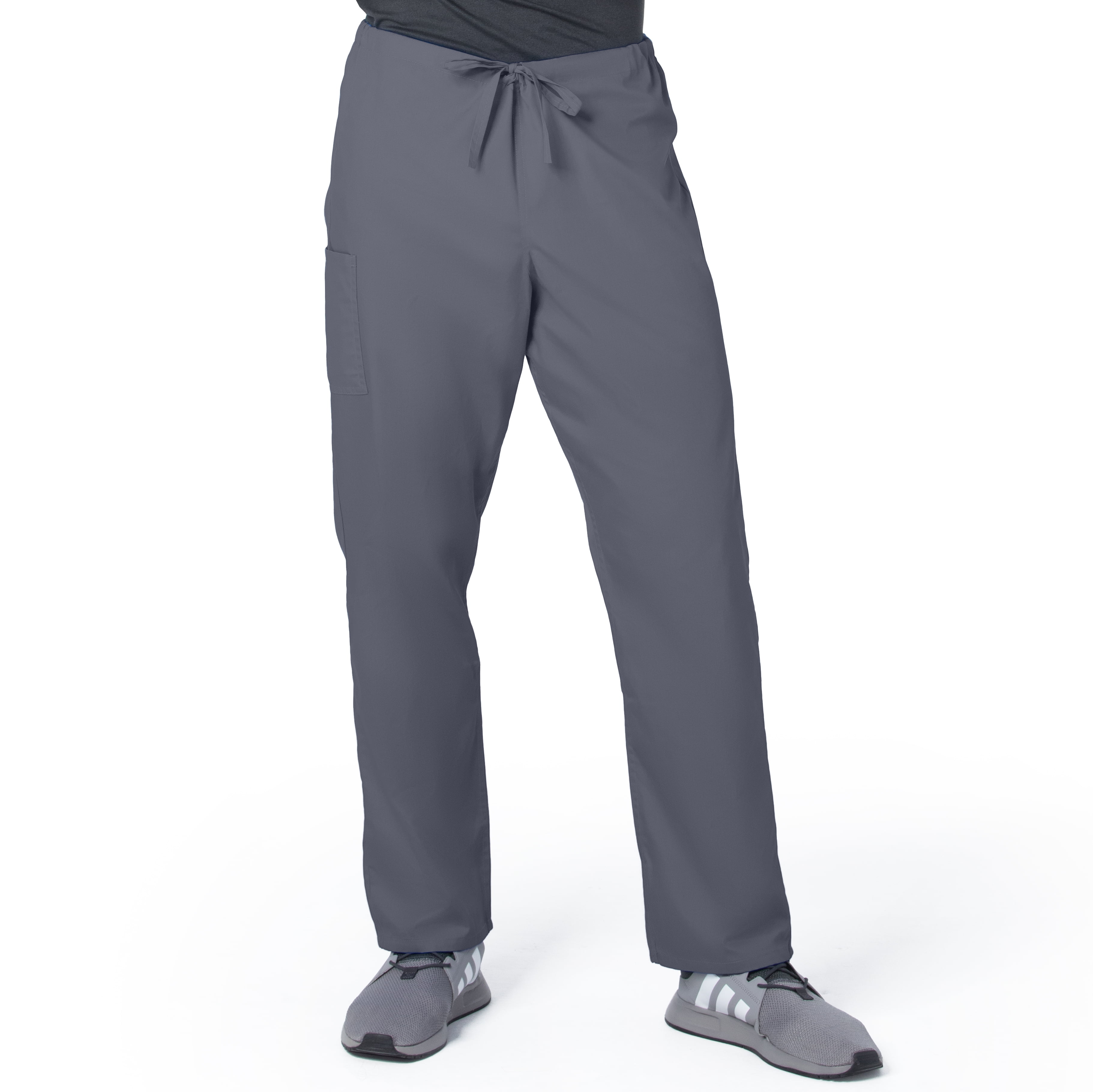 【U LAN】Toy Cargo Wide Brushed Training Pants Landau Scrub Zone Unisex Relaxed Fit 2-Pocket Drawstring