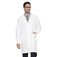 thumbnail image 1 of Landau Unisex Essential Lab Coats Classic Relaxed Fit Breathable Fade Resistant 2 Pockets Snap Full-Length Lab Coat Scrub, Style 9135-20, 1 of 7