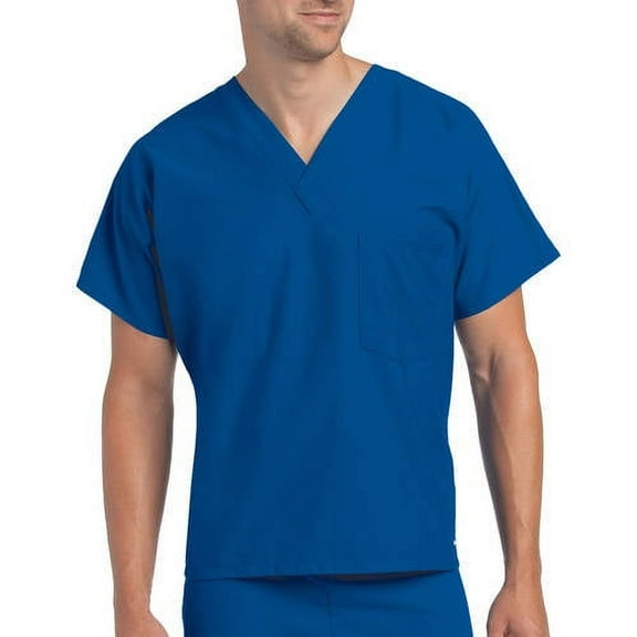 Landau Unisex Reversible Dolman Sleeve V-Neck Scrub Top, Style 7502