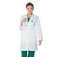 thumbnail image 1 of Landau Women's Essential Lab Coats Classic Relaxed Fit Breathable Fade Resistant 5 Pockets Button Full-Length Notebook Lab Coat Scrub, Style 3165, 1 of 3