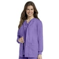 thumbnail image 1 of Landau Women's Essentials Classic Relaxed Fit Breathable Fade Resistant 4 Pockets Snap Warm-Up Scrub, Style 7525, 1 of 8