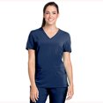 thumbnail image 1 of Landau Women's Lynx Unleashed V-Neck Solid Tunic Scrub Top, Style 6003, 1 of 1