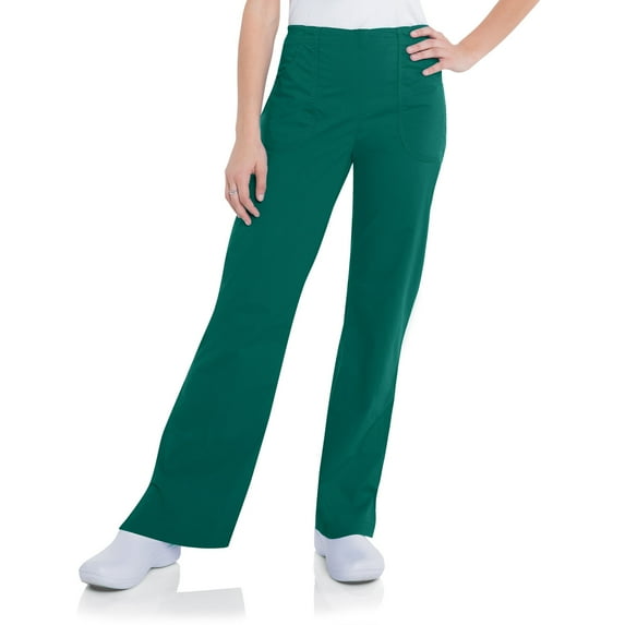 Landau Women's Prewashed Modern Tailored Fit Breathable Fade Resistant 5 Pockets Pull On Cargo Scrub, Style 2036