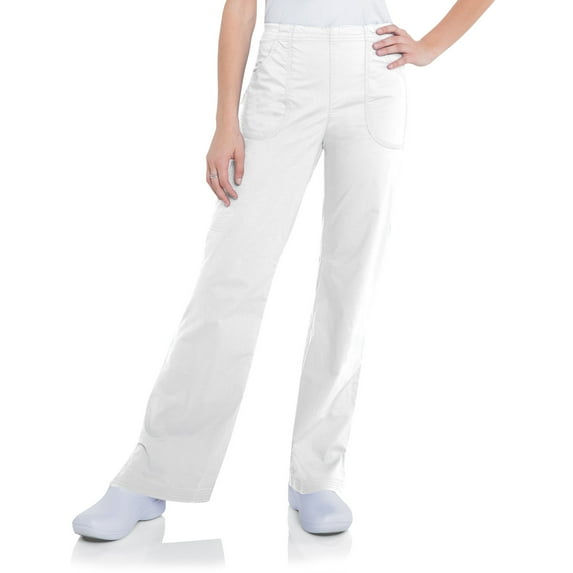 Landau Women's Prewashed Modern Tailored Fit Breathable Fade Resistant 5 Pockets Pull On Cargo Scrub, Style 2036