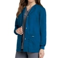 thumbnail image 1 of Landau Women's Snap Front Warm-up Scrub Jacket, 1 of 5