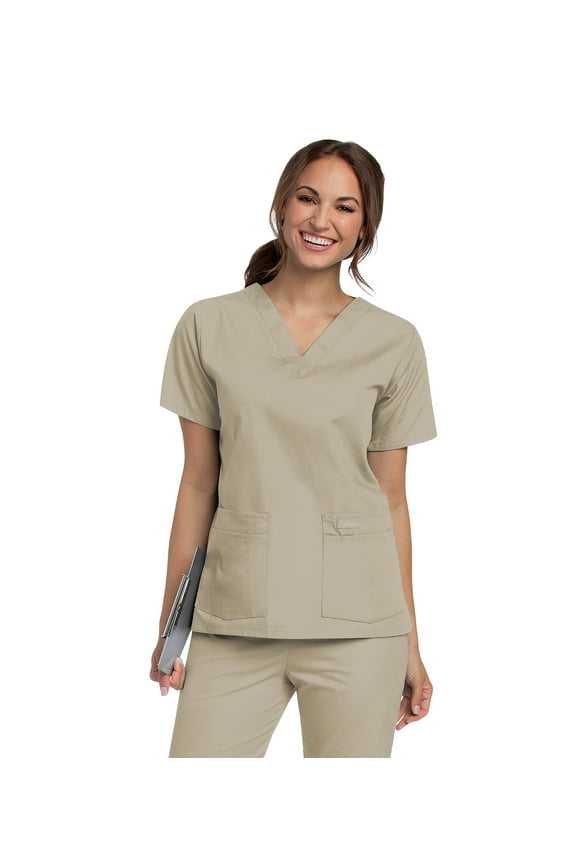 Women's V-Neck Tunic Scrub Top, Style 8219