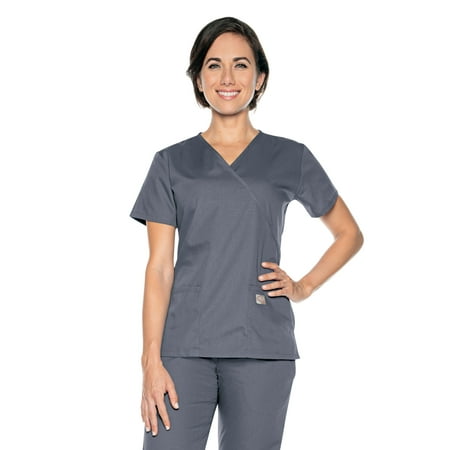 Landau Wrap V-Neck Regular Top (Women's) 1 Count 1 Pack