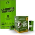 thumbnail image 1 of Landfill-Friendly Poop Bags | Dog Waste Bags Made with 50% Recycled Plastic + 15% Biobased Material | Unscented, Thick, Leak-Proof, Easy Open | Standard Size | 60 Count, 1 of 4
