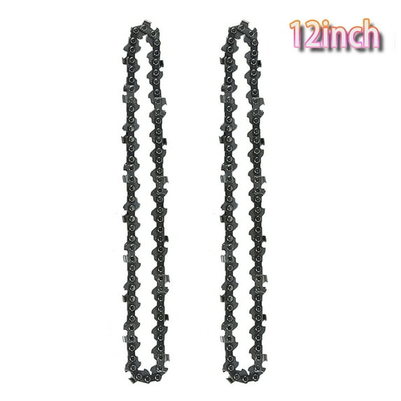 Landgoo 2Pack 12 Inch Chainsaw Chain 3/8" Pitch 0.050"Gauge 45 DRIVE LINKS for Electric Chainsaw Replacement Tools