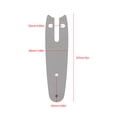 thumbnail image 1 of Landgoo 4 Inch Chainsaw Guide 1/4 Pitch 0.043"Gauge 28 DRIVE LINKS for Mini Electric Chainsaw Tools, 1 of 7