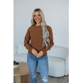 thumbnail image 1 of Landi Ribbed Sweater - Camel, 1 of 5