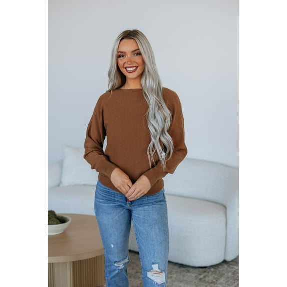 Landi Ribbed Sweater - Camel