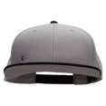 thumbnail image 1 of Landing Airplane Mini Embroidered Wool Blend Pro Style 2 Tone Snapback - Black Grey OSFM, 1 of 5