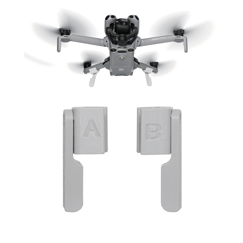 Anneau De Protection Pour Drone DJI Mini 5 Pro - Avec Trépied Surélevé, Orange, Anti-collision Et Réglable En Hauteur - 8