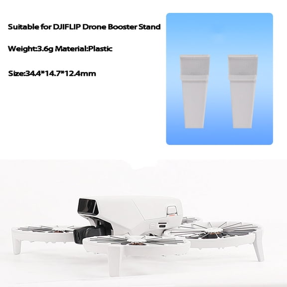 Landing Gear For DJI flip Rear Bracket Height Increasing Support Tripod Legs Gimbal Protection Fixed Bracket Support Leg For DJI flip Drone Landing Gear Accessories