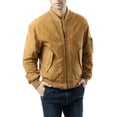 thumbnail image 1 of Landing Leathers Men MA-1 Suede Leather Flight Bomber Jacket (Regular and Tall), 1 of 6