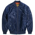 thumbnail image 1 of Landing Leathers Men's MA-1 Lightweight Windbreaker Bomber Jacket, 1 of 6
