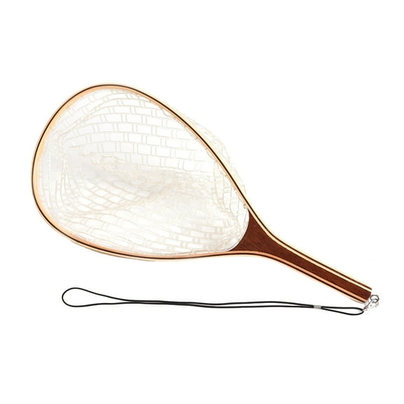 Landing Net,Catch And Net Wooden Handle Portable Rubber Net Handle Frame Catch Frame Catch And Net Wooden And Net Portable Net Huiop Net Fapao Mewmewcat Deep