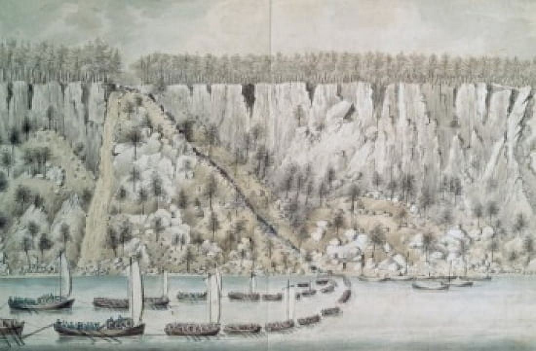 Landing Of The British Forces In The Jerseys Lord Rawdon (Attributed to) Canvas Art - (24 x 36)