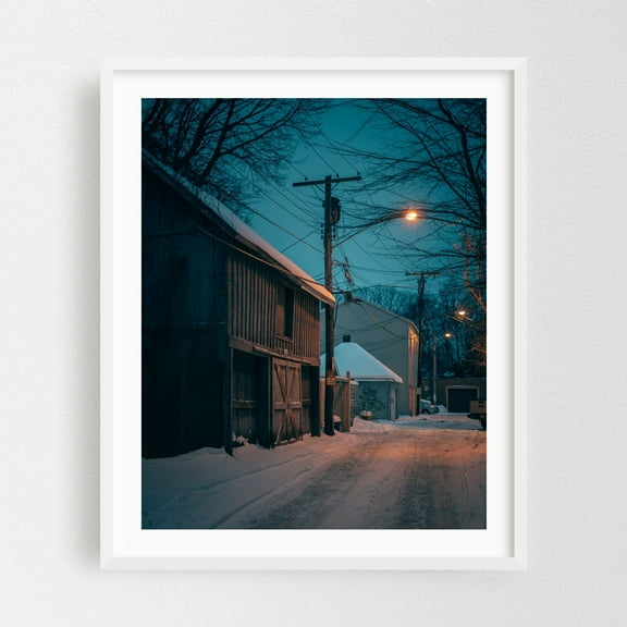 Landis Place, Buffalo - Buffalo New York Photography White Framed Wall Art Print 30 x 40 inches