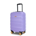 "Landisun 18"" Lightweight CarryOn Luggage, TSA Lock, Spinner Wheels