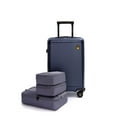 thumbnail image 1 of Landisun Carry on Luggage 4 piece Luggage set with TSA Lock Spinner Wheels, 20 inch Carry on Luggage with 3 Packing Cubes, Blue, 1 of 6