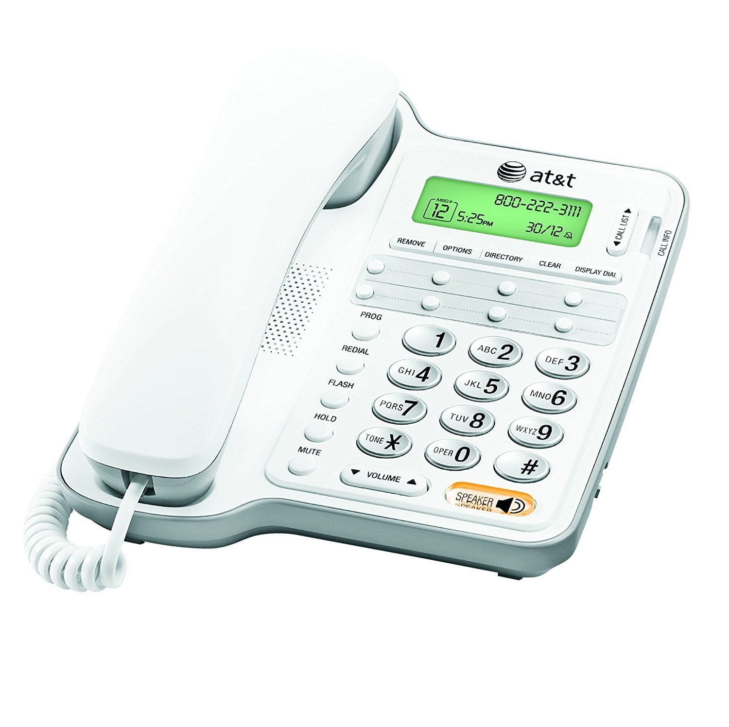 Landline Phone, Att Cl2909 Corded Home Office Desk Landline Phone Speaker