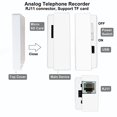 Landline Phone Call Recorder for All Analog Phone Lines System