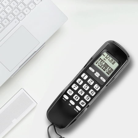 Radio Accessories Landline Phone, Dual Caller ID System Telephone for Home for Outgoing