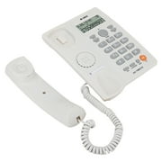 Landline Phones for Home, Dual Interface Wired Telephone with Caller ID with Answering Machines for Office, Front Desk, Hotel, Seniors, Big Button Corded Landline Home Phones (White)