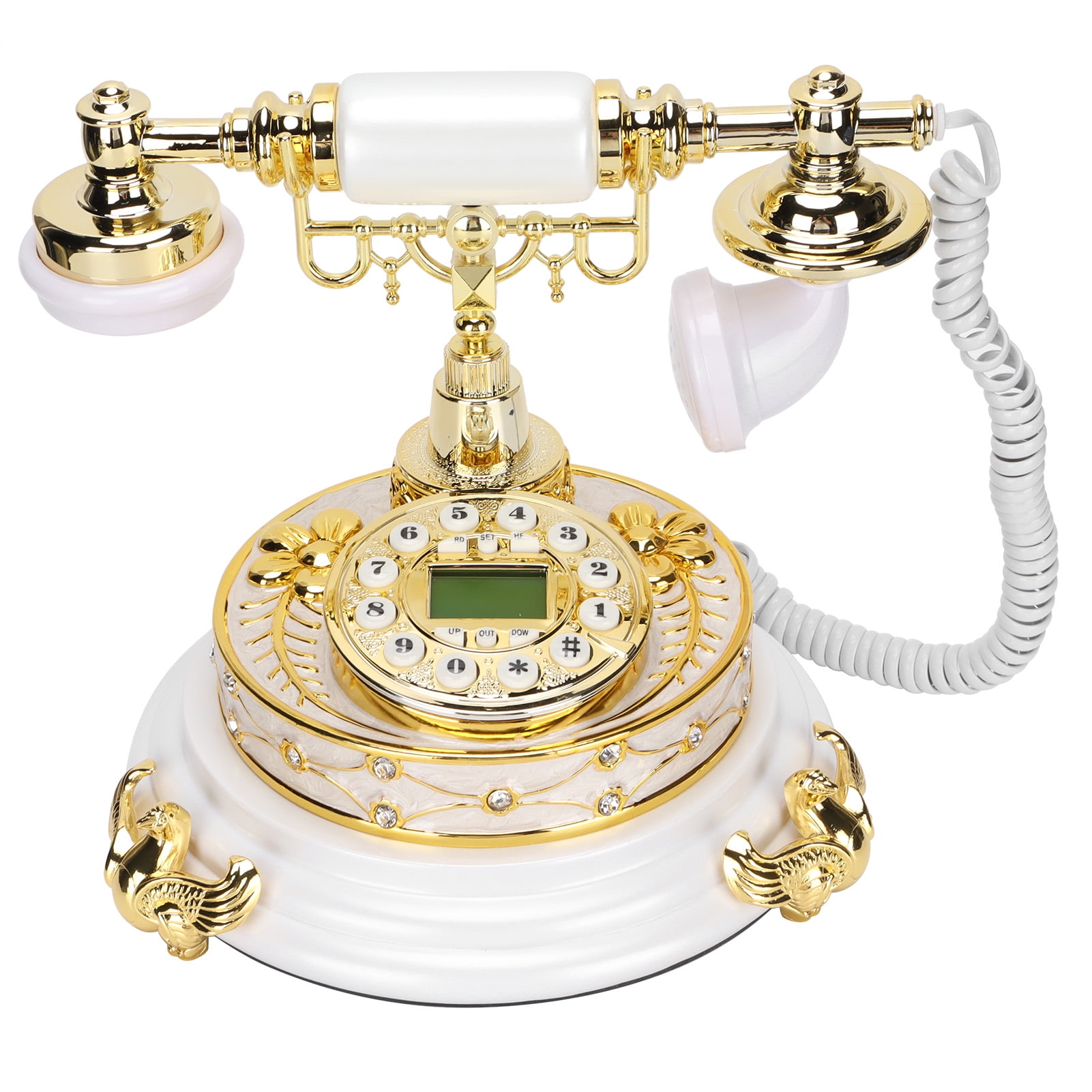 Landline Phones, Old Fashioned Digital Antique Telephones LCD Display