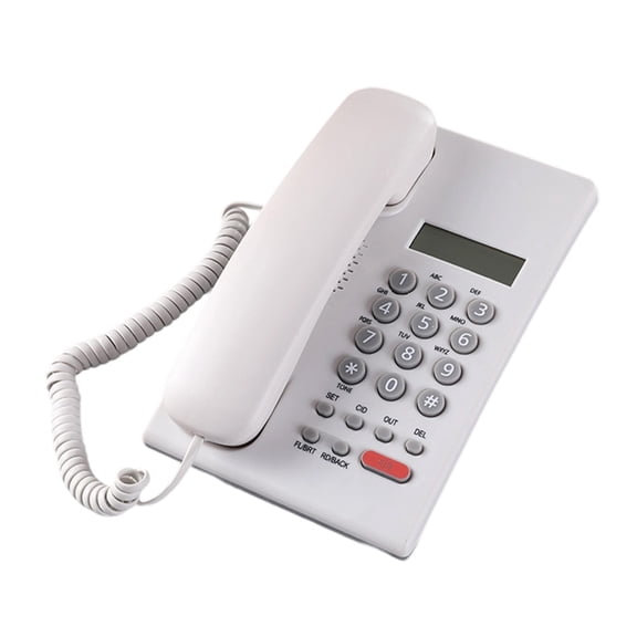 Landline Telephone Corded Desktop Large Button Phone for Seniors with Call Display Corded Phone for Seniors Home Hotel