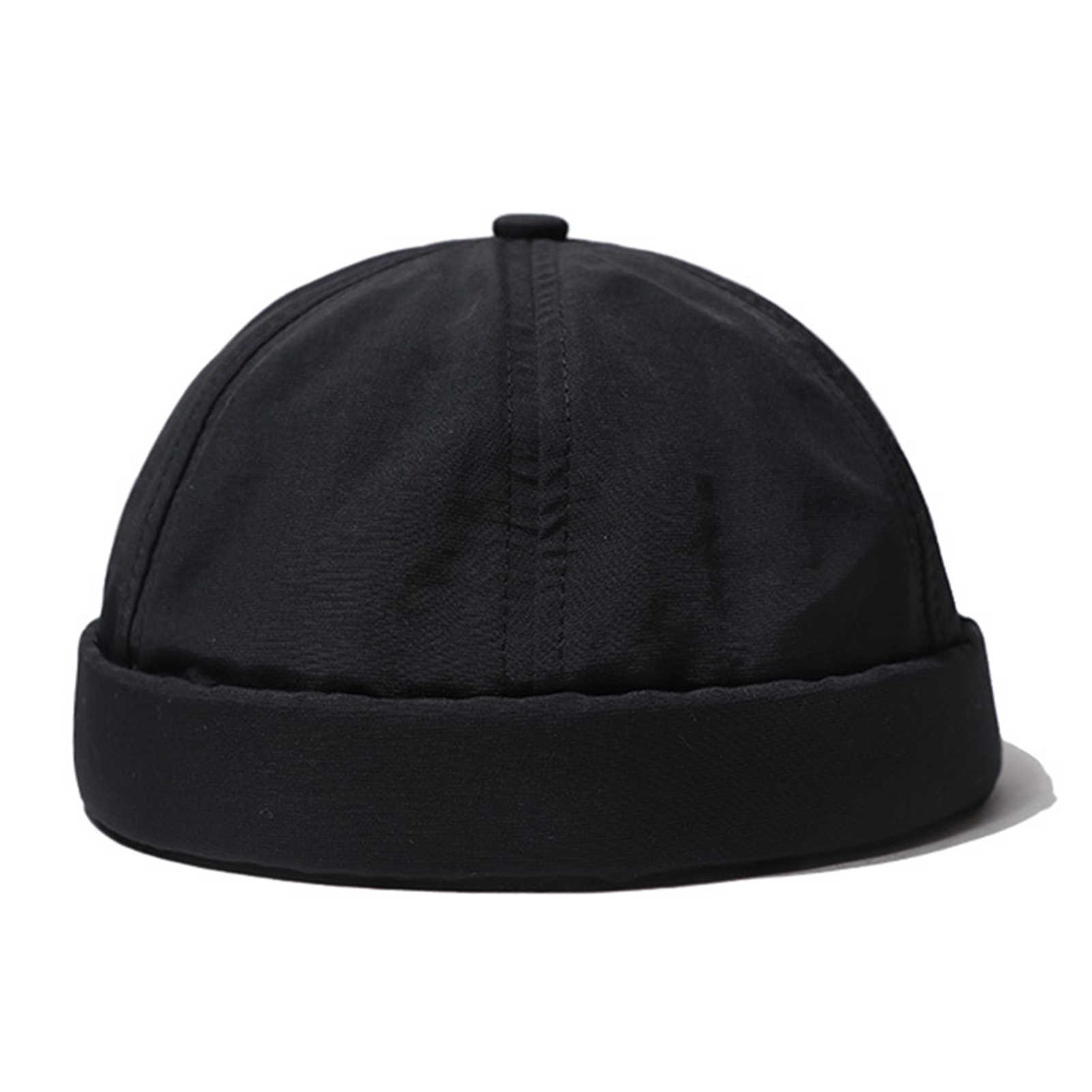 Landlord Hat Buckle Closure Quick-dry Waterproof Beanie Cap Rolled Cuff ...