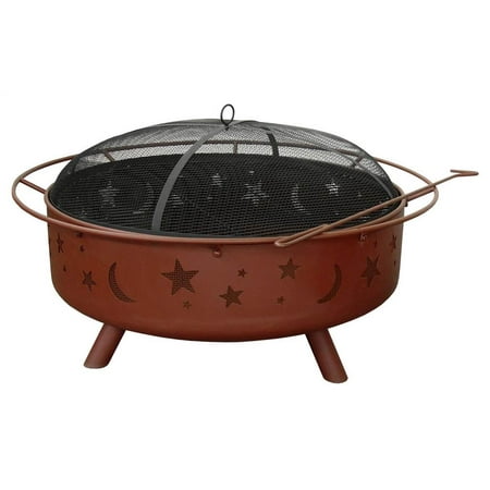 Landmann Super Sky Stars and Moon/Georgia Clay Finish with Poker & Spark Guard