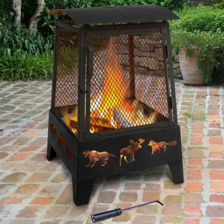 Landmann USA Haywood Wildlife 22 in. Fire Pit