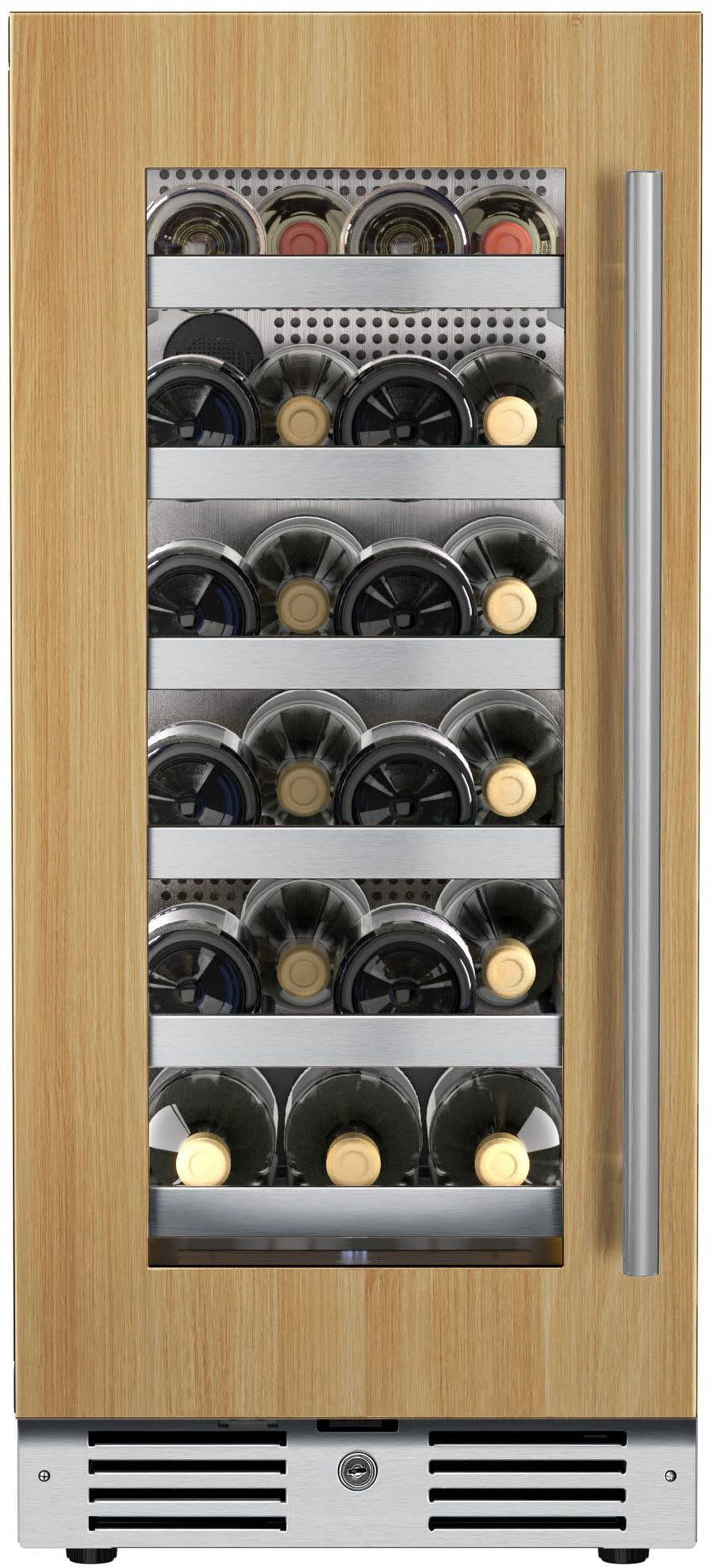 Landmark L3015ui1w-Lh 15" Wide 23 Bottle Capacity Single Zone Wine Cooler - Panel Ready