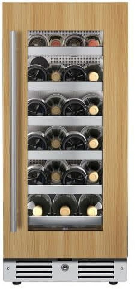 Landmark L3015ui1w-Rh 15" Wide 23 Bottle Capacity Single Zone Wine Cooler - Panel Ready