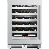 Landmark L3024ui1w-Lh 24" Wide 44 Bottle Capacity Single Zone Wine Cooler - Stainless