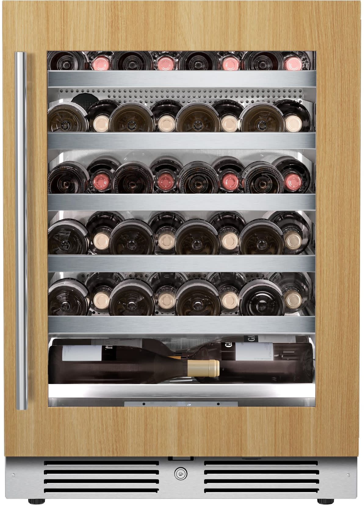 Landmark L3024ui1w-Rh 24" Wide 44 Bottle Capacity Single Zone Wine Cooler - Panel Ready