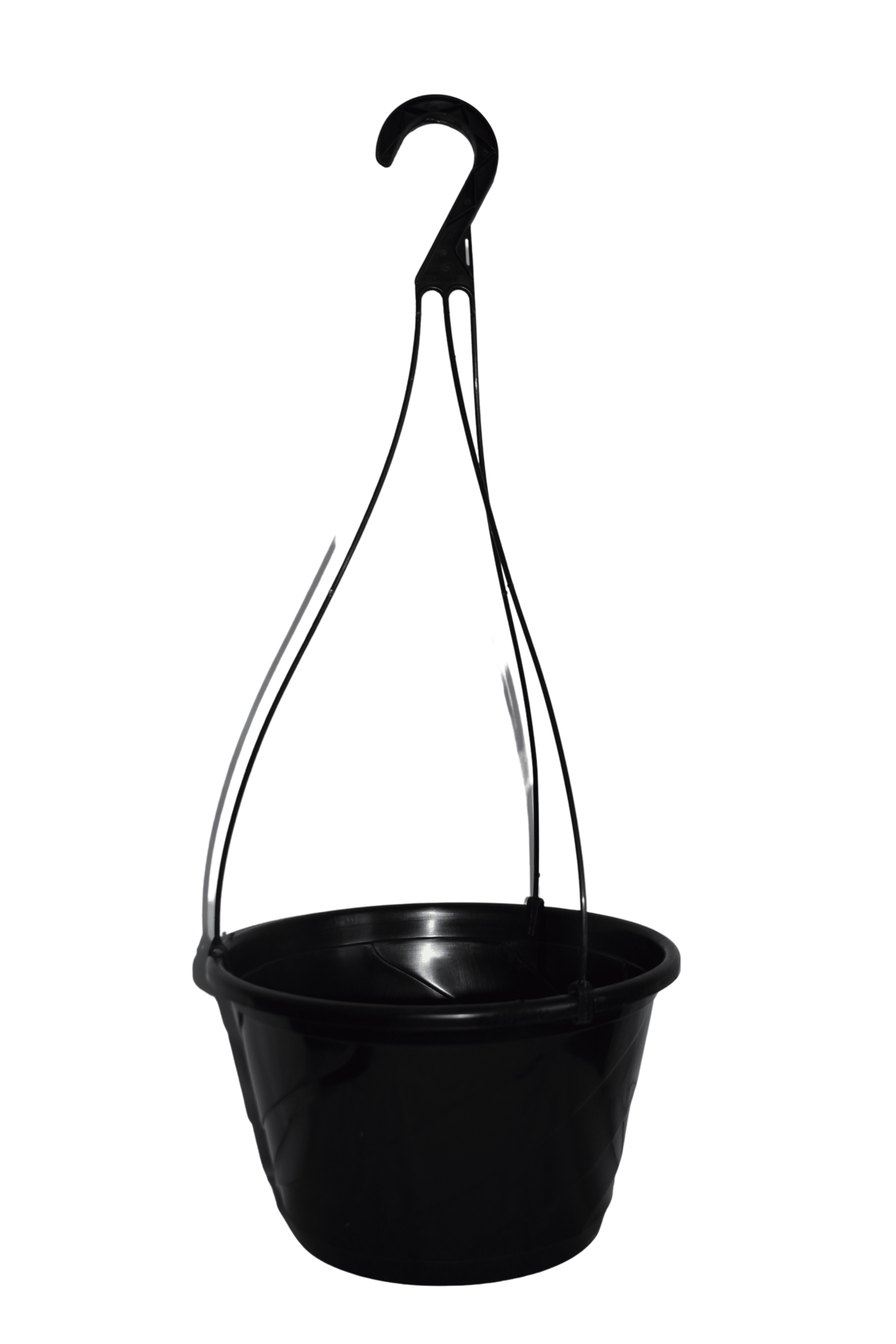 Landmark Plastic 10" Contempo Swirl Round Hanging Planters, 10 Count
